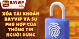 Xóa tài khoản Bayvip và sự phù hợp của thông tin người dùng